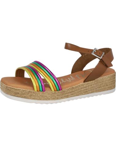 Sandalias de Mujer OH MY SANDALS 5435 SANDALIAS DE CUNA PLANA DE MUJER ROBLE COMBINADO