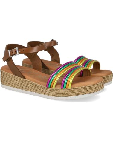 Sandalias de Mujer OH MY SANDALS 5435 SANDALIAS DE CUNA PLANA DE MUJER ROBLE COMBINADO