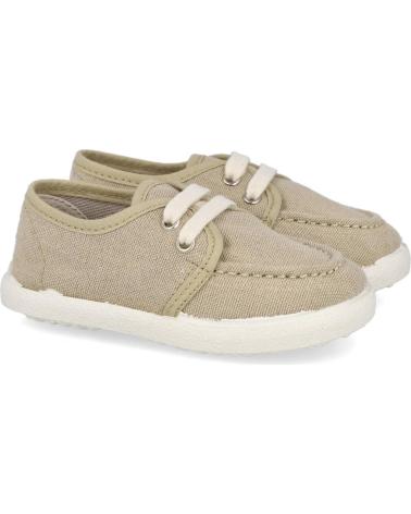 BATILAS 415-122E BEIGE CANVAS SHOES PIEDRA