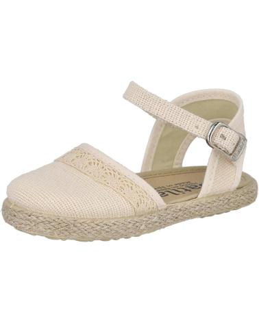 Sneaker für Mädchen BATILAS 458-03126 ALPARGATAS DE ESPARTO PARA NINA BEIGE