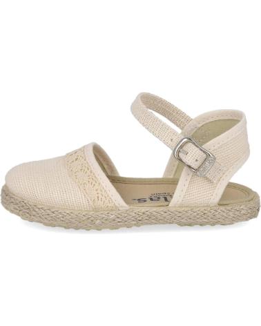 Sneaker für Mädchen BATILAS 458-03126 ALPARGATAS DE ESPARTO PARA NINA BEIGE