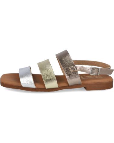 Sandalen für Damen OH MY SANDALS 5324 SANDALIAS PLANAS DE MUJER DUNA CAVA COMBINADO