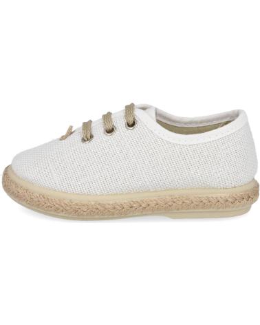 Sneaker für Junge L&R SHOES LR SHOES VUL1000-LC ALPARGATAS ESPARTO NINO BLANCO