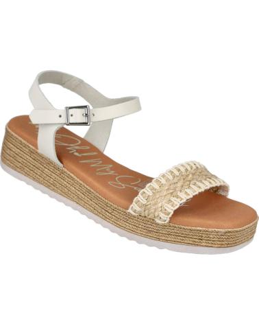 Sandalias de Mujer OH MY SANDALS 5428 SANDALIAS DE CUNA PLANA DE MUJER HIELO COMBINADO