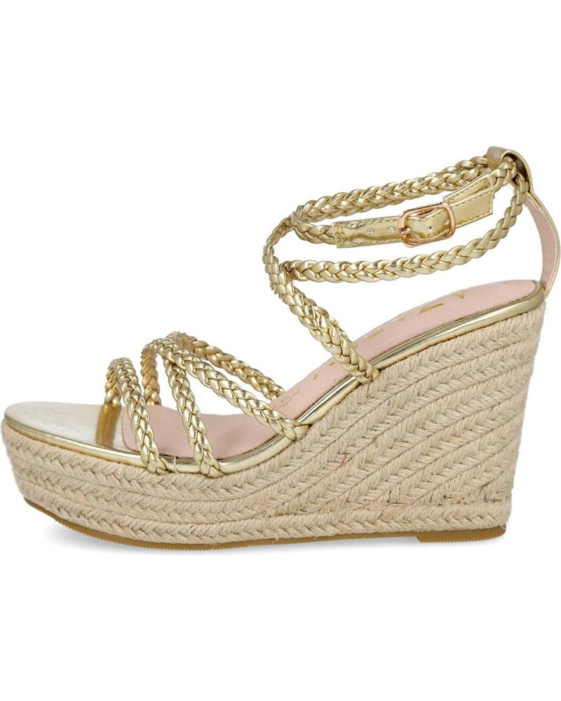 Sandalias de Mujer AZAREY 572H436M CUNA YUTE TRENZADA MUJER ORO