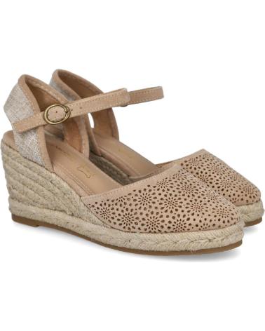 Sandálias de Mulher L&R SHOES LR SHOES BL2480-2 ALPARGATAS DE ESPARTO PARA MUJER BEIGE