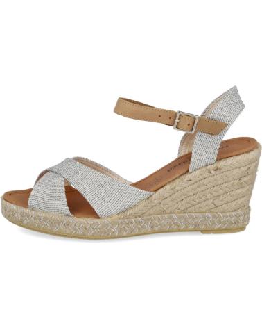 Sandalias de Mujer CALZAMUR 40204 CUNAS MUJER PLATA