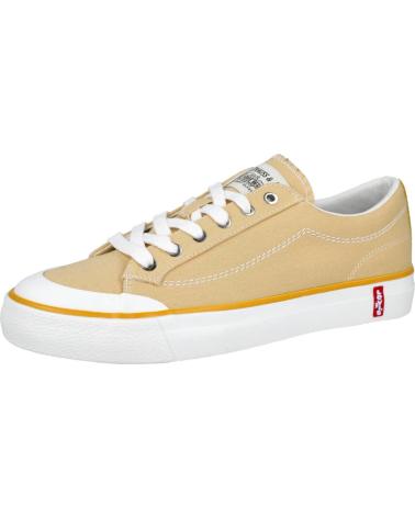 Esportes  de Homem LEVIS 235661-733-72 ZAPATILLAS DE LONA AMARILLAS PARA HOMBRE AMARILLO