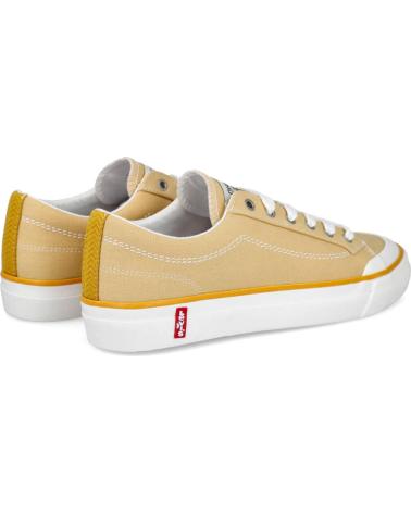 Esportes  de Homem LEVIS 235661-733-72 ZAPATILLAS DE LONA AMARILLAS PARA HOMBRE AMARILLO