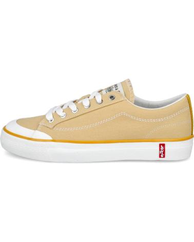 Esportes  de Homem LEVIS 235661-733-72 ZAPATILLAS DE LONA AMARILLAS PARA HOMBRE AMARILLO
