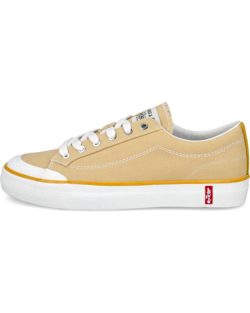 Esportes  de Homem LEVIS 235661-733-72 ZAPATILLAS DE LONA AMARILLAS PARA HOMBRE AMARILLO