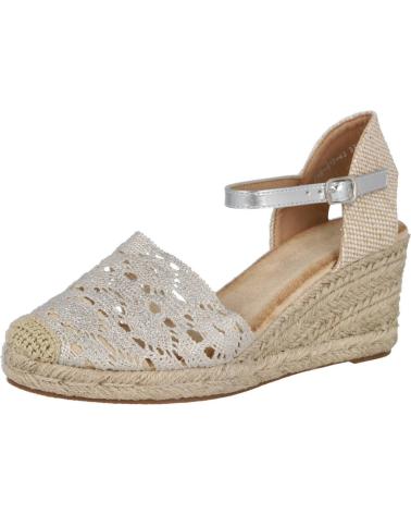 Sandálias de Mulher L&R SHOES LR SHOES JNS-5Q7 CUNA DE ESPARTO ALTA DE MUJER PLATA