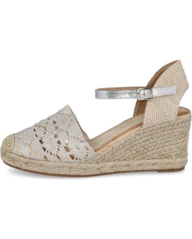 Sandálias de Mulher L&R SHOES LR SHOES JNS-5Q7 CUNA DE ESPARTO ALTA DE MUJER PLATA