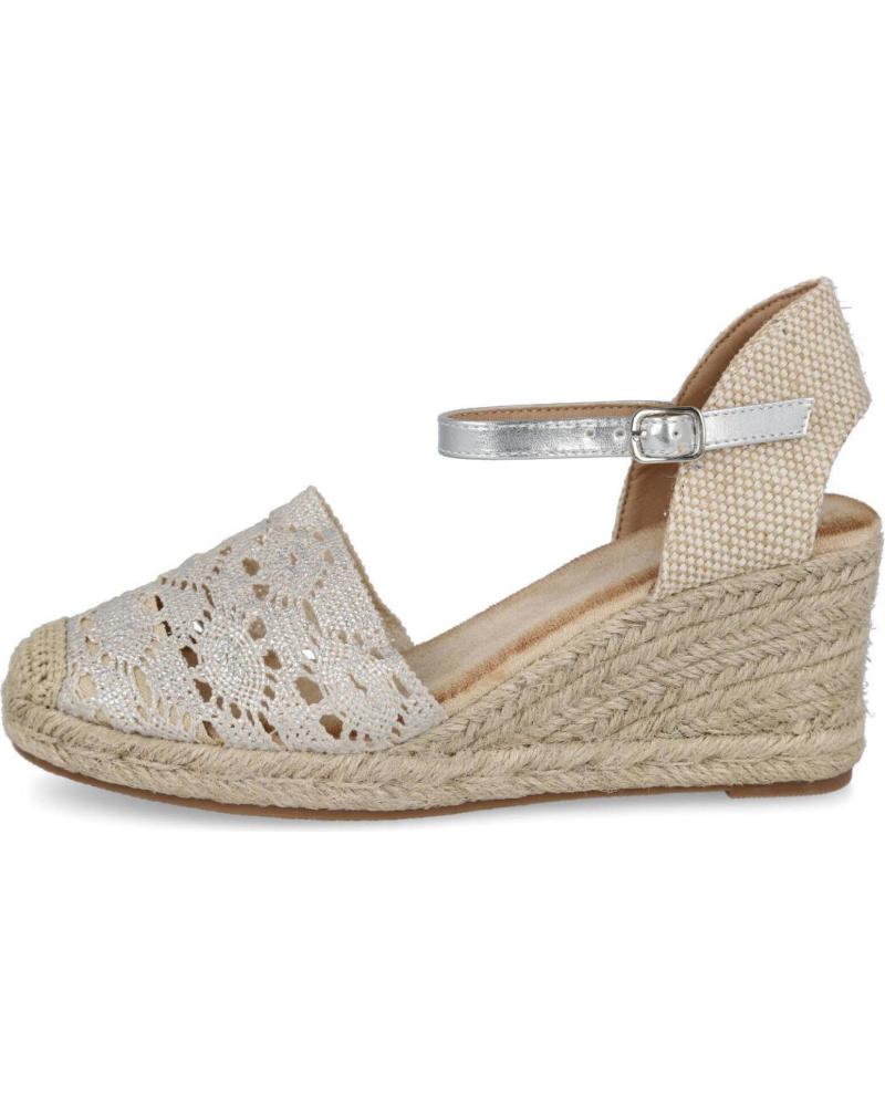 Sandálias de Mulher L&R SHOES LR SHOES JNS-5Q7 CUNA DE ESPARTO ALTA DE MUJER PLATA