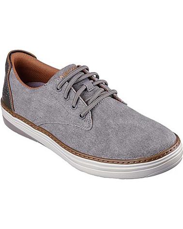 SAPATOS CASUAIS SKECHERS HYLAND RATNER 205135 CINZA GRIS