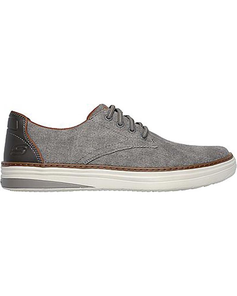 SAPATOS CASUAIS SKECHERS HYLAND RATNER 205135 CINZA GRIS