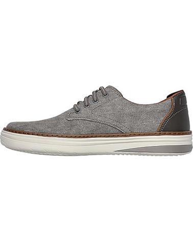 SAPATOS CASUAIS SKECHERS HYLAND RATNER 205135 CINZA GRIS