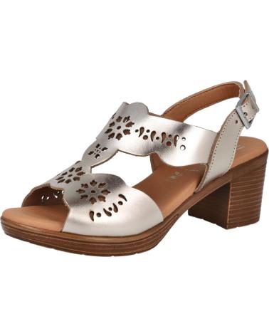 Sandalias de Mujer OH MY SANDALS 5496 SANDALIAS DE TACON MEDIO MUJER CHAMPAGNE