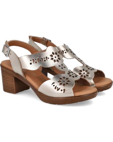 Sandalias de Mujer OH MY SANDALS 5496 SANDALIAS DE TACON MEDIO MUJER CHAMPAGNE