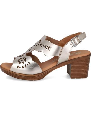 Sandalias de Mujer OH MY SANDALS 5496 SANDALIAS DE TACON MEDIO MUJER CHAMPAGNE