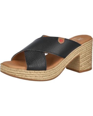 Sandales pour Femme OH MY SANDALS 5465 ZUECO DE TACON DE MUJER DOYA NEGRO