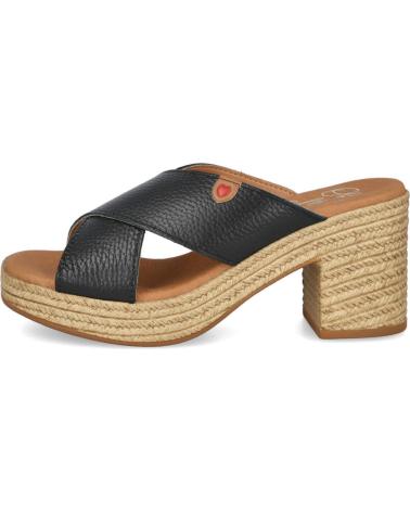 Sandali per Donna OH MY SANDALS 5465 ZUECO DE TACON DE MUJER DOYA NEGRO