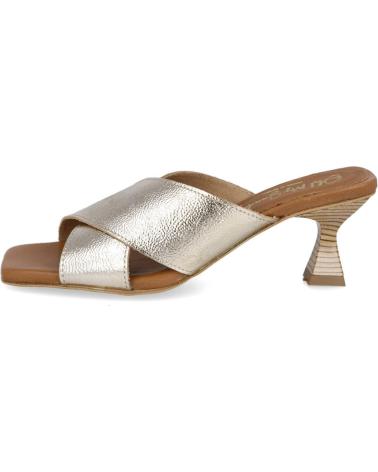 Sandali per Donna OH MY SANDALS 5368 ZUECOS DE TACON MEDIO MUJER DUNA CHAMPAN