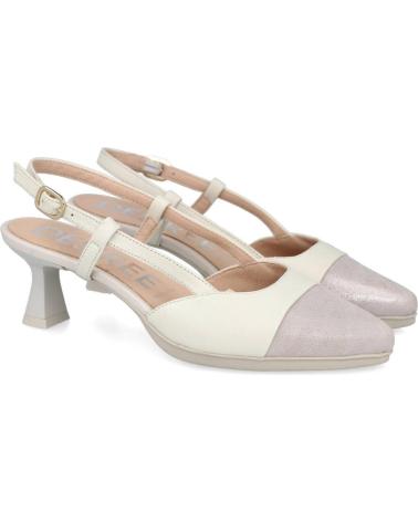 Sandali per Donna DESIREÉ DESIREE MAIA25 ZAPATOS DE PIEL CON TACON BAJO PARA MUJER BEIGE