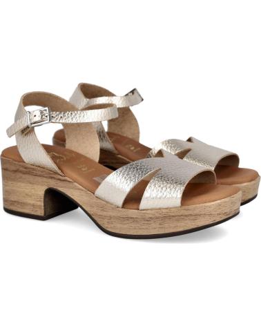 Zapatos de tacón per Donna OH MY SANDALS 5381 SANDALIAS DE TACON MEDIO MUJER DOYA CHAMPAN