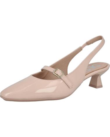 Sandalias de Mujer DESIREÉ DESIREE ELBA16 ZAPATOS DE PIEL CON TACON CHUPETE PARA MUJER MAQUILLAJE