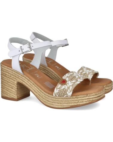 Sandales pour Femme OH MY SANDALS 5467 SANDALIAS DE TACON DE MUJER BLANCO COMBINADO