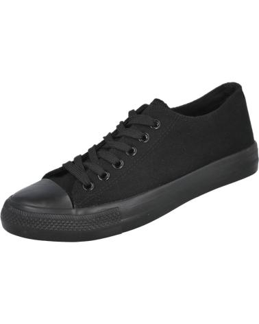 Sportif-De-Mujer-L&R-SHOES-LR-SHOES-888-1-ZAPATILLAS-DE-LONA-PARA-MUJER-NEGRO