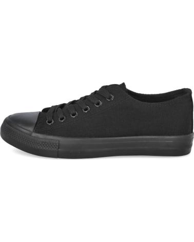 Trainers-De-Mujer-L&R-SHOES-LR-SHOES-888-1-ZAPATILLAS-DE-LONA-PARA-MUJER-NEGRO