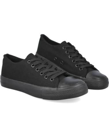 Sportif-De-Mujer-L&R-SHOES-LR-SHOES-888-1-ZAPATILLAS-DE-LONA-PARA-MUJER-NEGRO