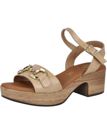 Sandalen für Damen OH MY SANDALS 5383 SANDALIAS DE TACON MEDIO MUJER DUNA CAMEL