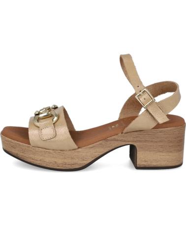 Sandalen für Damen OH MY SANDALS 5383 SANDALIAS DE TACON MEDIO MUJER DUNA CAMEL