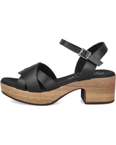 Woman Sandals OH MY SANDALS 5384 SANDALIAS DE TACON MEDIO MUJER NEGRO