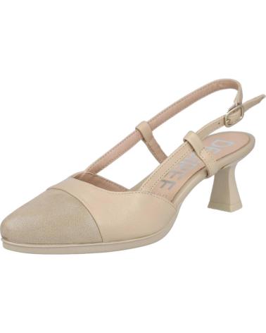 Sandálias de Mulher DESIREÉ DESIREE MAIA25 ZAPATOS PIEL TACON MEDIO MUJER CHAMPAGNE