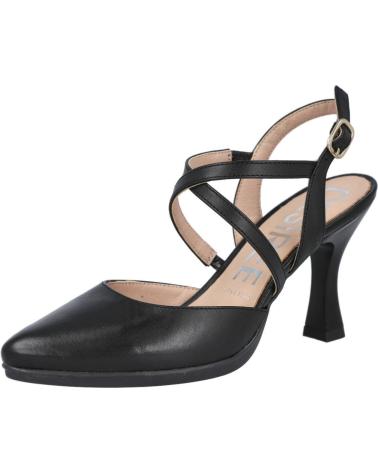 Sandalias de Mujer DESIREÉ DESIREE SAMI5 ZAPATOS DE TACON DE PIEL PARA MUJER NEGRO
