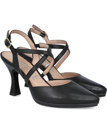 Sandalias de Mujer DESIREÉ DESIREE SAMI5 ZAPATOS DE TACON DE PIEL PARA MUJER NEGRO