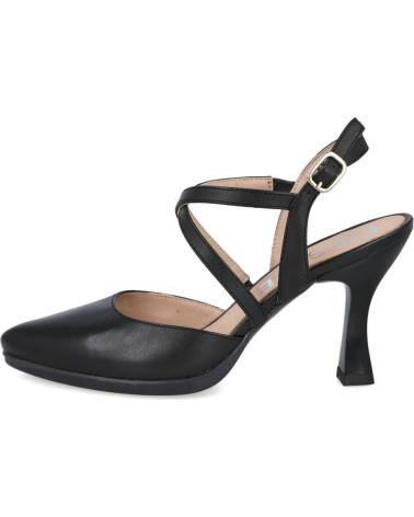 Sandalias de Mujer DESIREÉ DESIREE SAMI5 ZAPATOS DE TACON DE PIEL PARA MUJER NEGRO