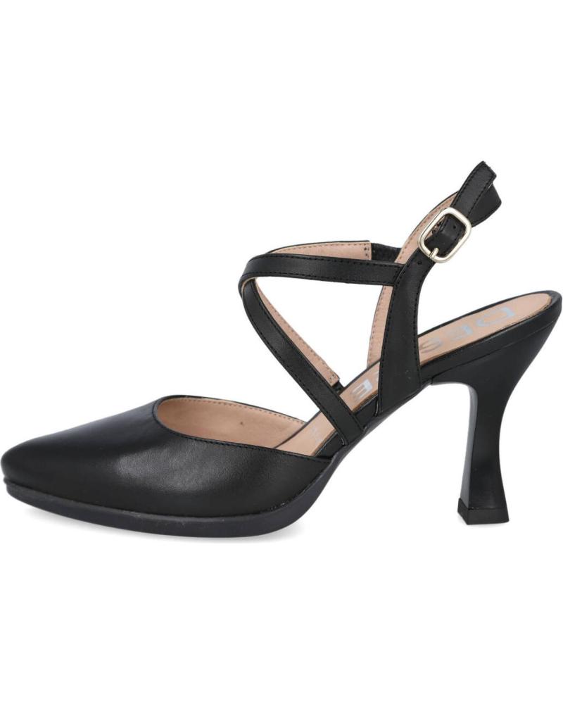 Sandalias de Mujer DESIREÉ DESIREE SAMI5 ZAPATOS DE TACON DE PIEL PARA MUJER NEGRO