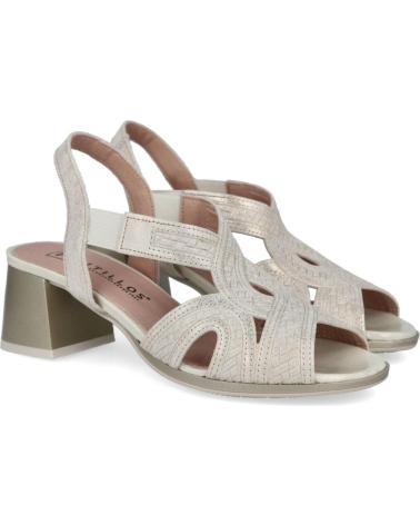 Sandalias de Mujer PITILLOS 5690 SANDALIAS DE TACON MUJER ORO