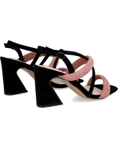 Woman Sandals AZAREY 563H460 SANDALIA TACON COMBINADA MUJER NEGRO