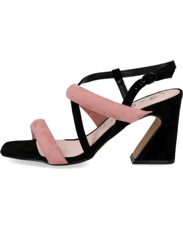 Woman Sandals AZAREY 563H460 SANDALIA TACON COMBINADA MUJER NEGRO
