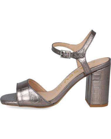 Woman Sandals AZAREY 494H153 SANDALIA TACON ESTAMPADO COCO MUJER PLOMO