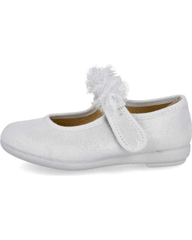 Sapatos de Menina VUL-LADI 9430-679 MERCEDITAS LONA NINA PLATA