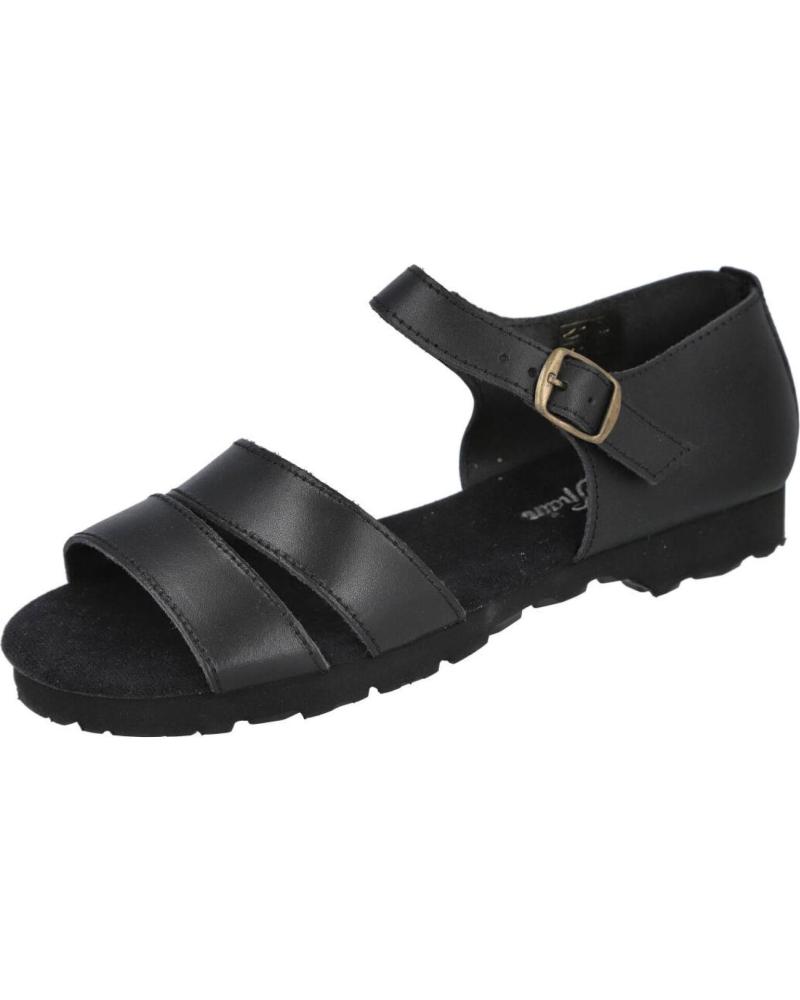 Woman Sandals L&R SHOES LR SHOES SANDALIA DE NAZARENO DE PIEL UNISEX NEGRO
