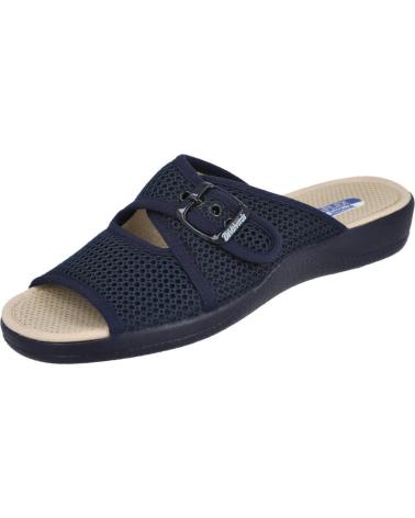 Calzado de casa de Mujer DEVALVERDE 1186 ZAPATILLAS DE CASA PARA MUJER AZUL