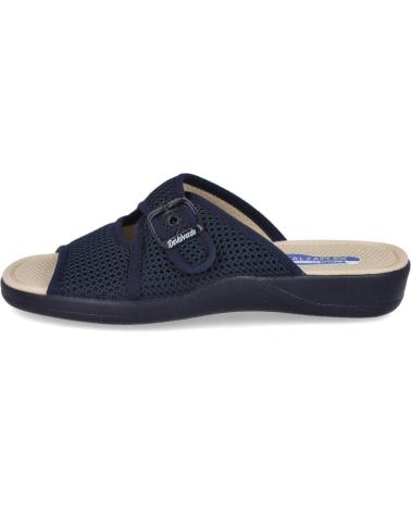Pantofole per Donna DEVALVERDE 1186 ZAPATILLAS DE CASA PARA MUJER AZUL